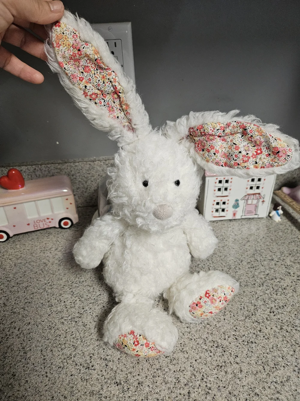 Jellycat Ditsy Floral Bashful Bunny Blossom Angora Fuzzy Retired Rabbit (Rare)